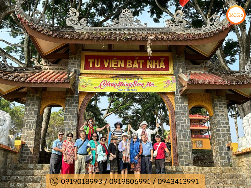 Du khách 360Go check - in tại Tu Viện Bát Nhã - Du lịch 360Go